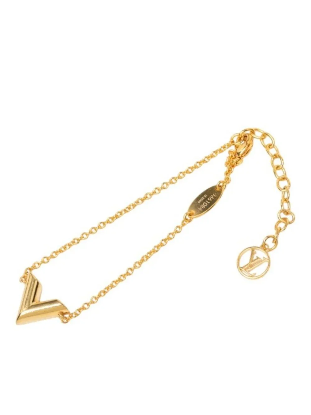 Louis Vuitton Essential V Bracelet Gold Plated